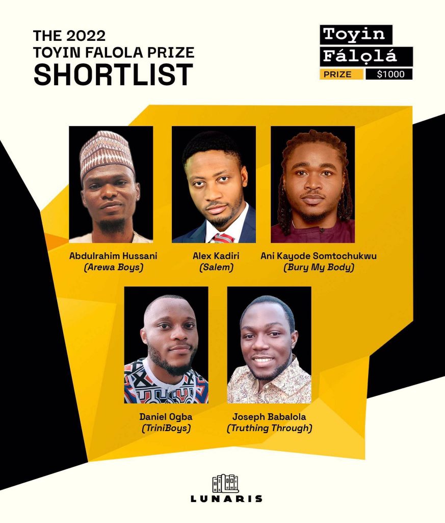 Toyin Falola Prize shortlist