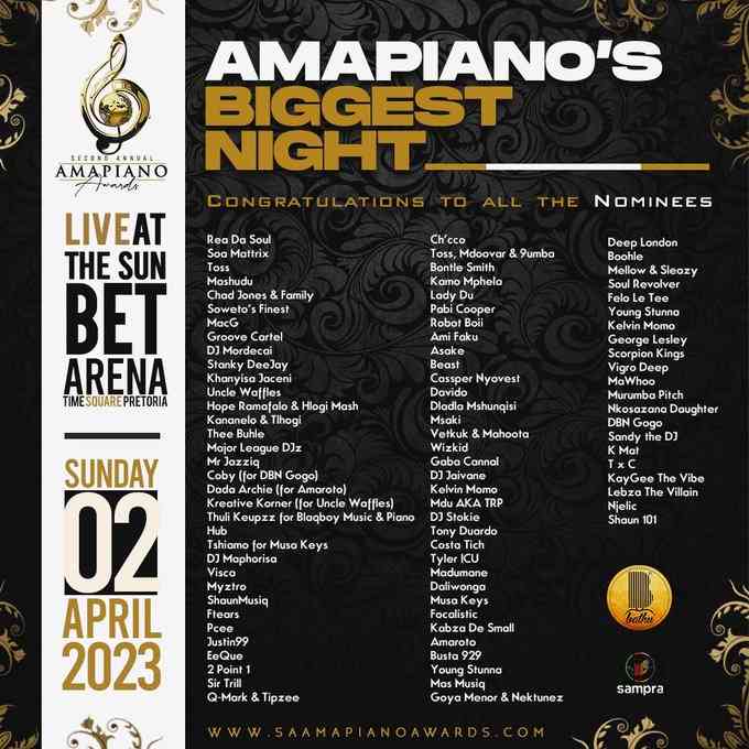  2023 South African Amapiano Awards