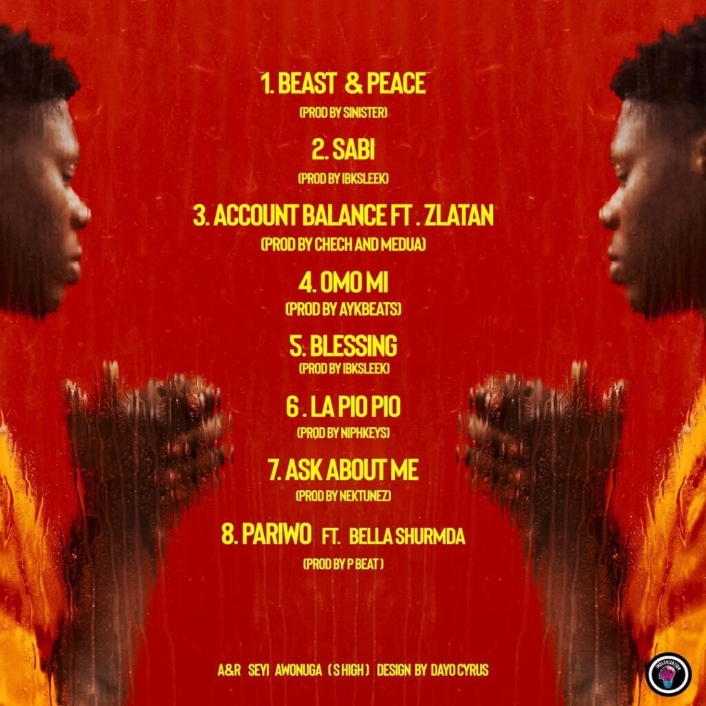 Blessed EP tracklist