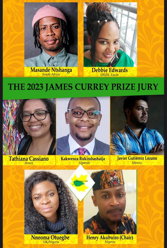James Curry Prize for African Literature 2023 longlist Jury