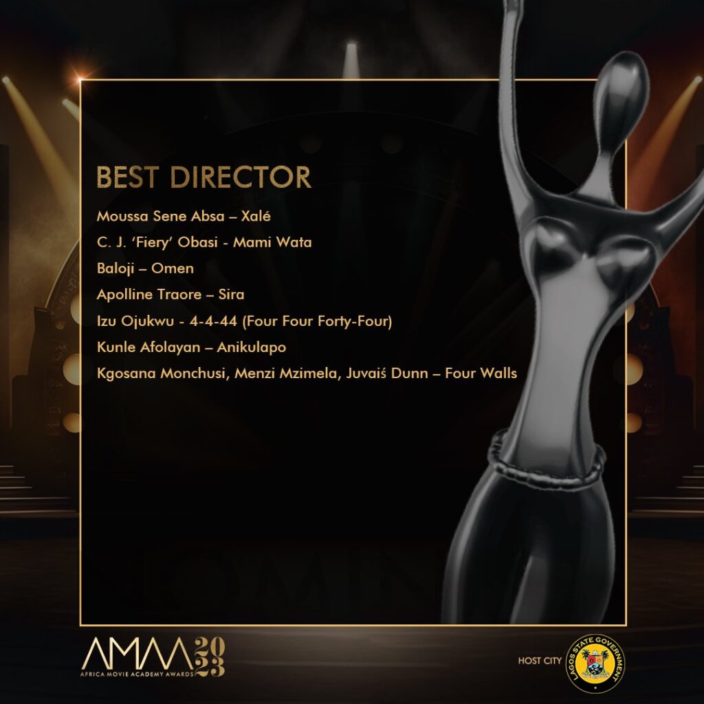 Best Director AMAA 2023 Nominees List - Afrocritik