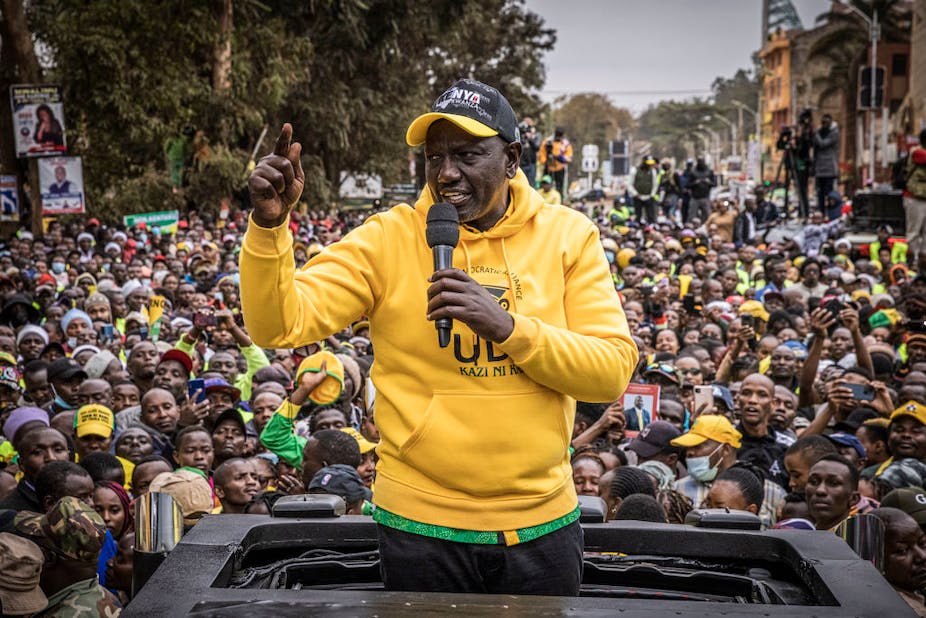 Populism in Africa: William Ruto Addressing a Crowd Afrocritik