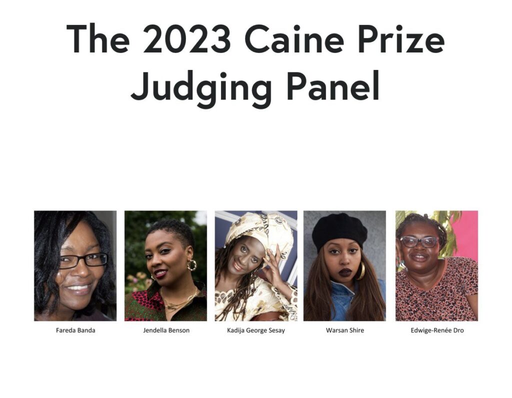 2023 Caine Prize for African Writing Judges - Afrocritik