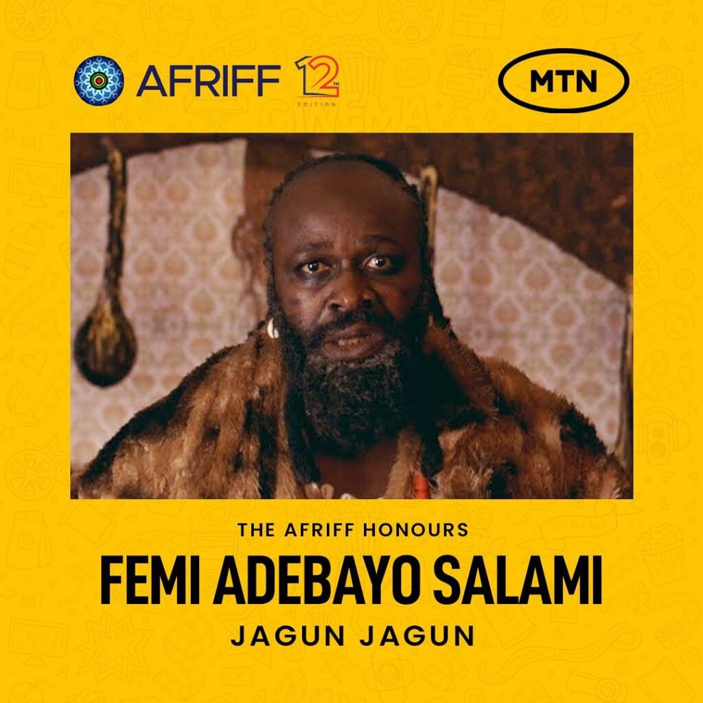 Femi Adebayo - Outstanding Performance Award - AFRIFF - Afrocritik
