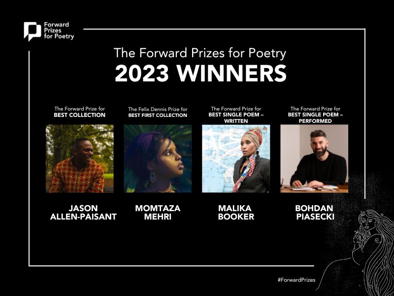 Forward Prize for Poetry 2023 winners - Afrocritik