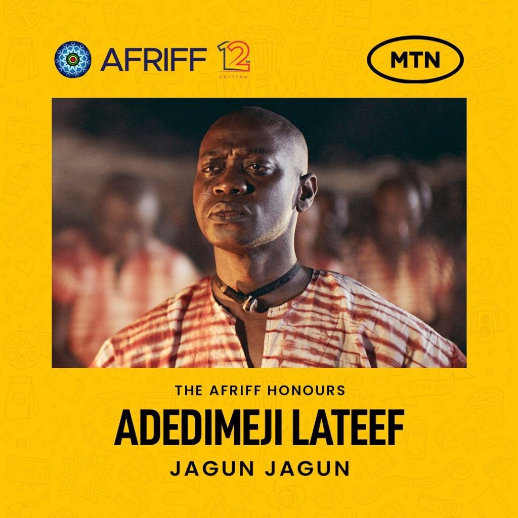 Lateef Adedimeji - Outstanding Performance Award - AFRIFF - Afrocritik