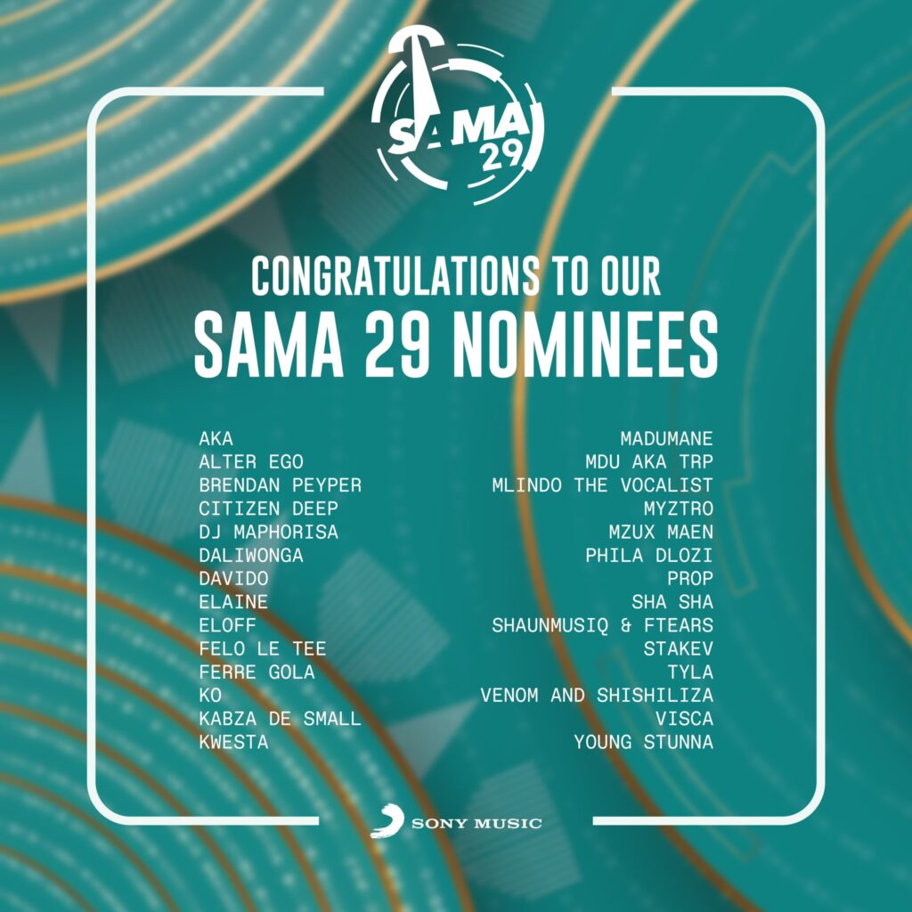SAMAs nominees 29 - Afrocritik