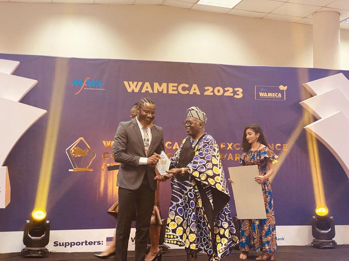 Muhammed Akinyemi recieves award at the WAMECA 2023 in Ghana - Afrocritik