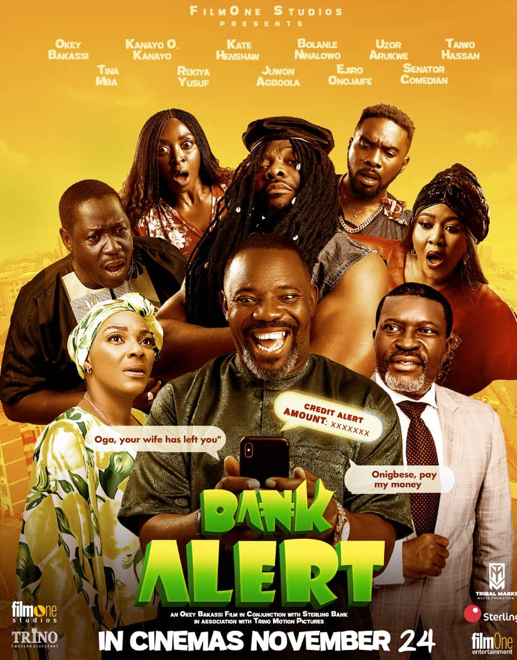 Okey Bakassi’s Filmmaking Debut, "Bank Alert" to Hit Cinemas on November 24 - Afrocritik